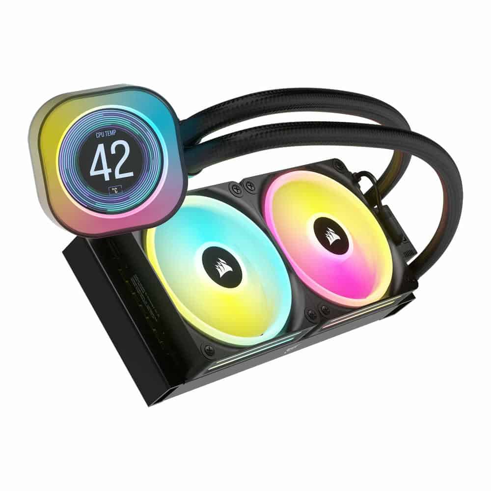 (image for) Corsair iCUE LINK H100i LCD 240mm Intel/AMD CPU Liquid Cooler